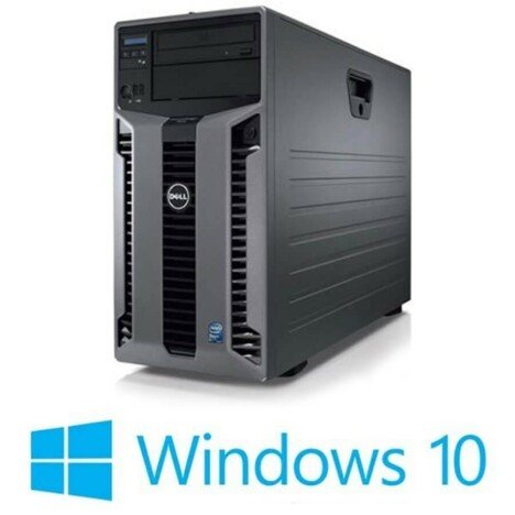 Workstation Refurbished Dell PowerEdge T610, 2xHexa Core Xeon E5649, 2 x 600GB SAS, Win 10 Home